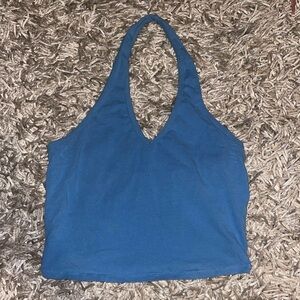 Tilly’s blue halter top